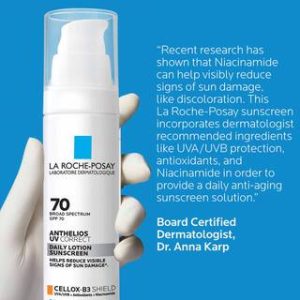 ANTHELIOS UV CORRECT FACE SUNSCREEN SPF 70 WITH NIACINAMIDE